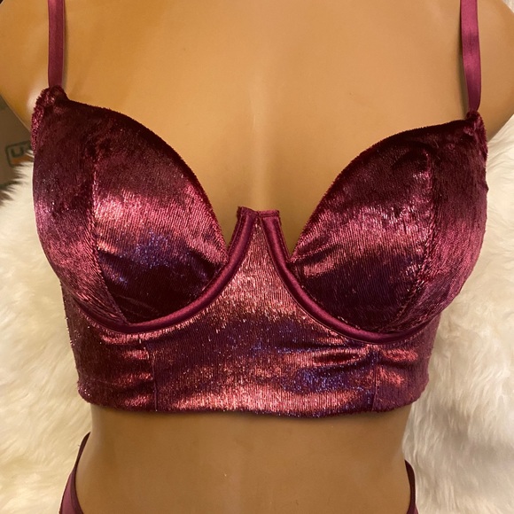SALE NWT VS. WINE COLOR BALCONET 32/ 34 B and C - Picture 2 of 7